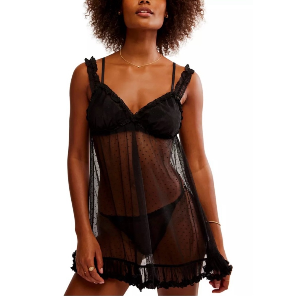 Free People Heart to Heart Mini Slip Dress